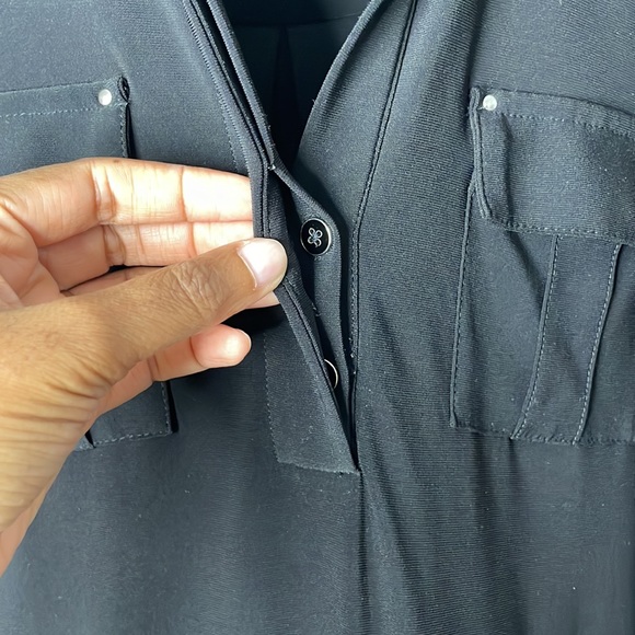 WHITE HOUSE BLACK MARKET Utility Dress | Black | Size 4 - Picture 6 of 13